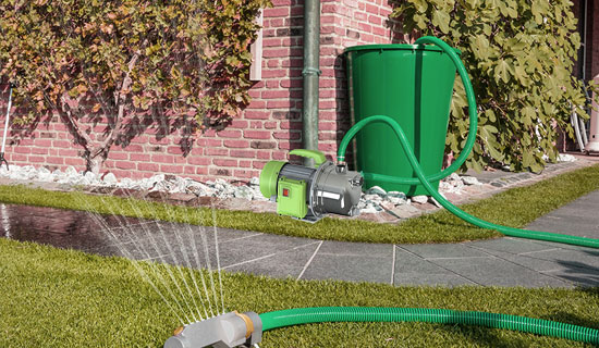 Utilisation de la pompe à eau